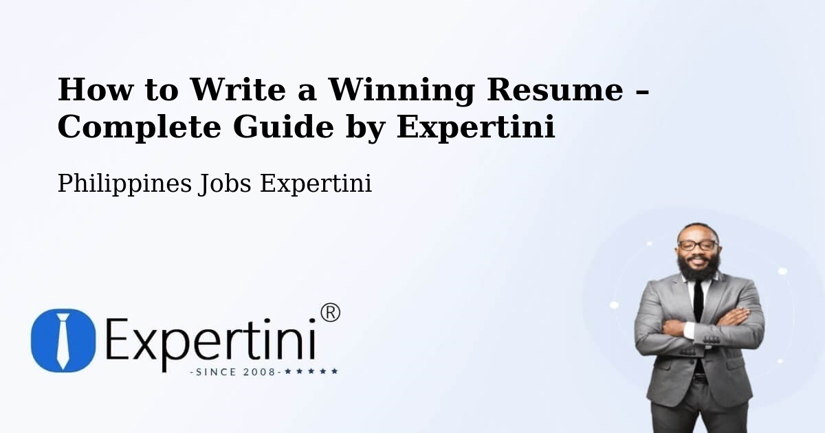 Resume Writing Guide for Job Seekers – Linao - Linao, Philippines Jobs Expertini